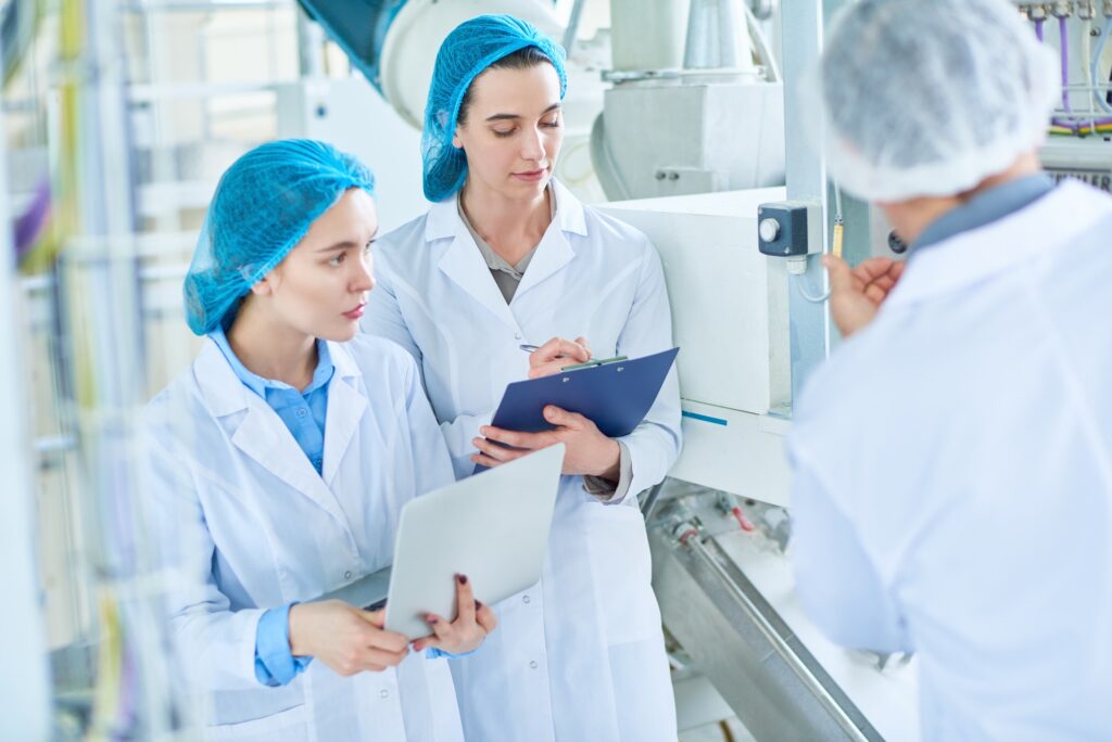 Female Trainees at Modern Plant