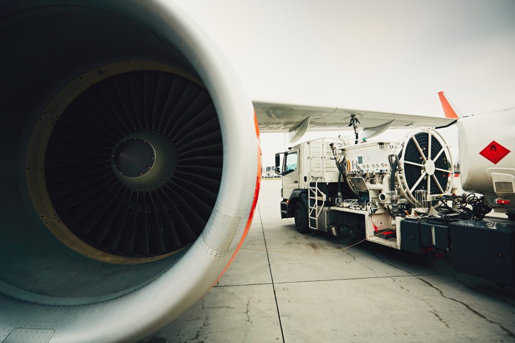 Refueling the aircraft