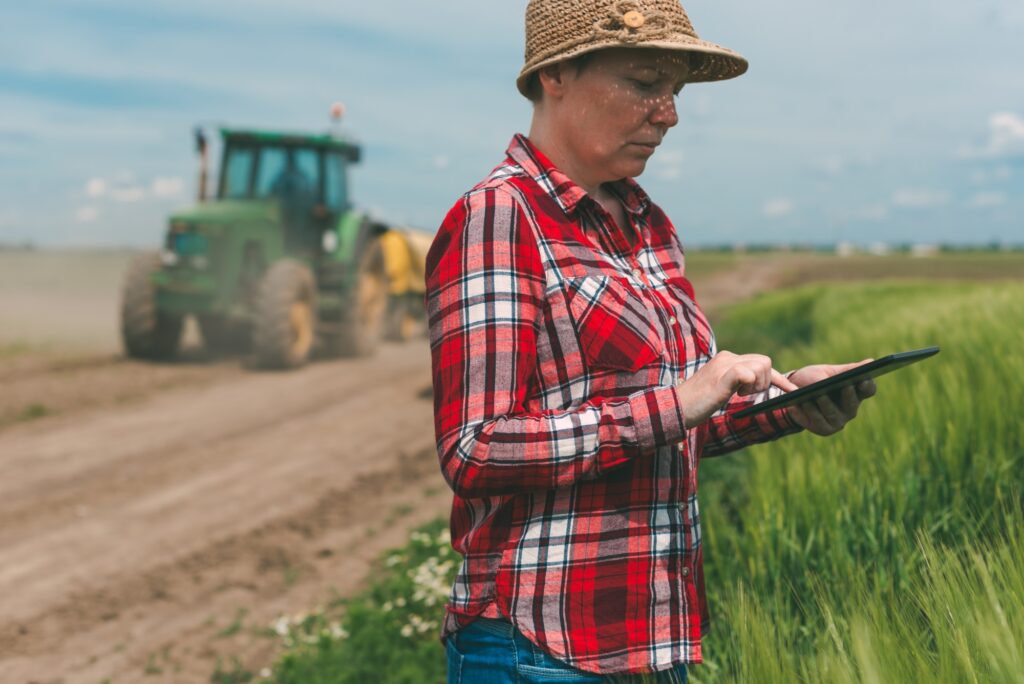 Smart farming, using modern technology in agricultural activity